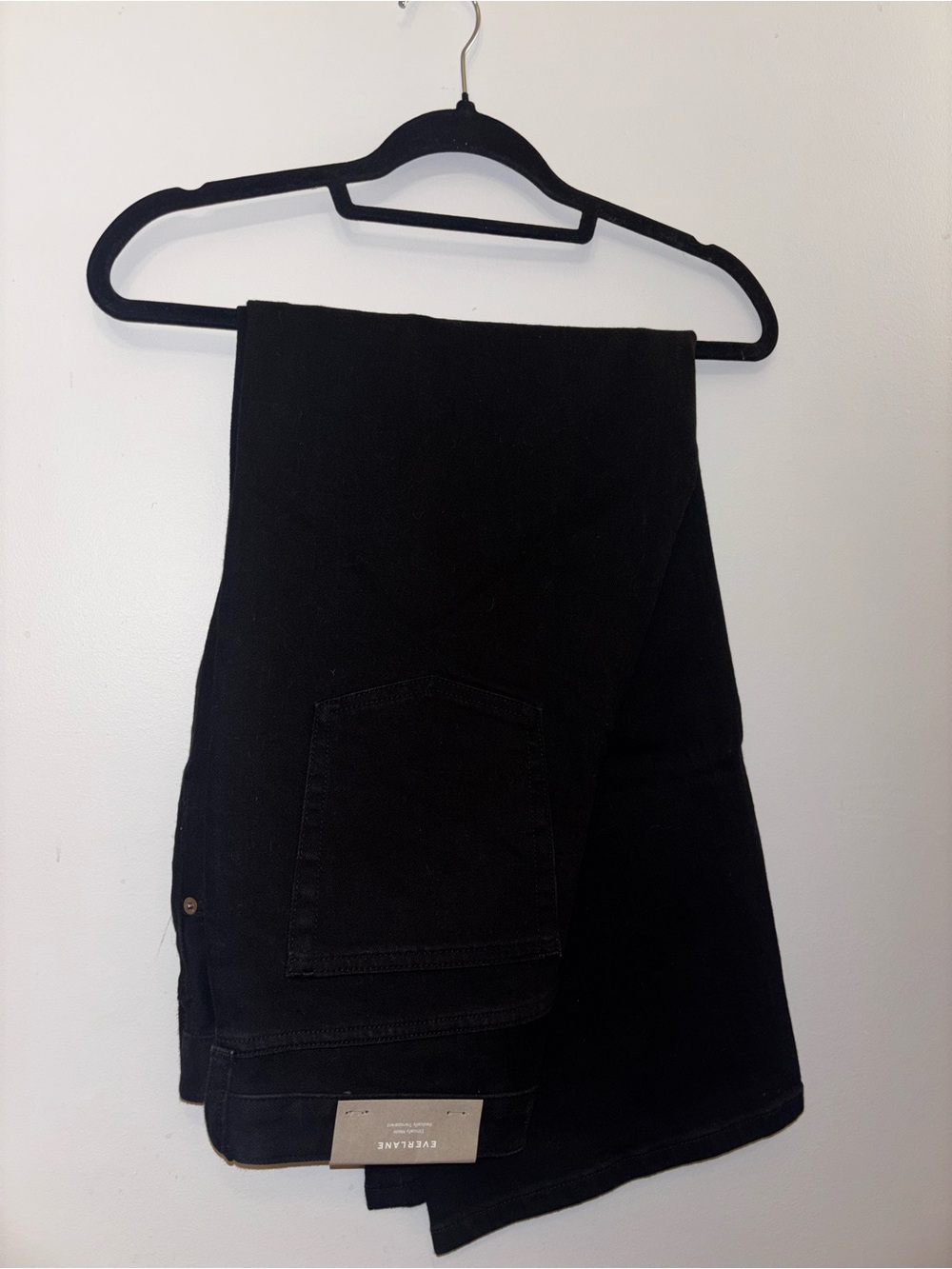 Everlane Black Wide Leg “The Mid-Way Jean” - Picture 4 of 9
